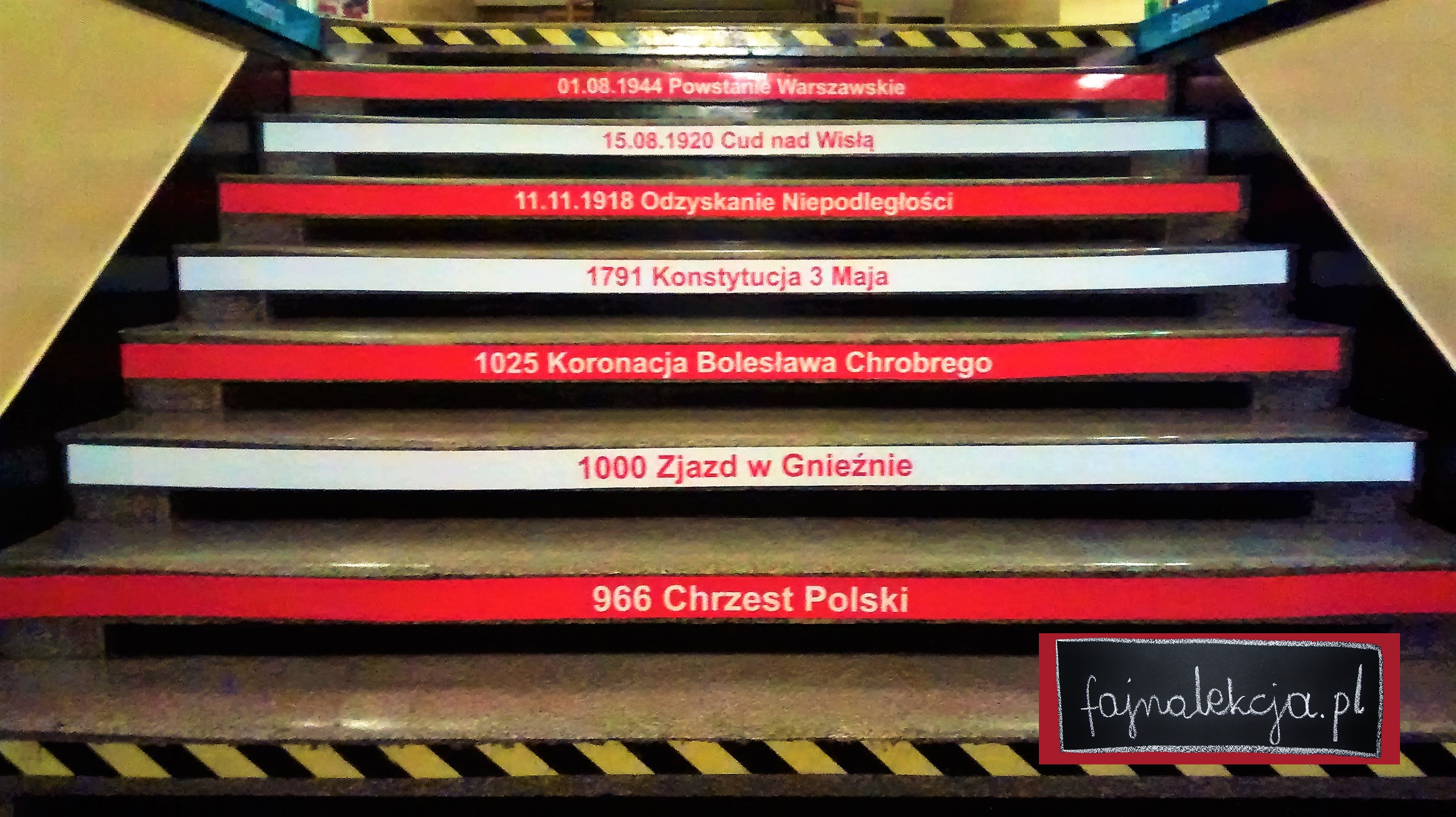 Schody, które uczą ;)